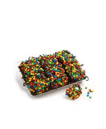 Chocolate Covered Pretzels with M&M's